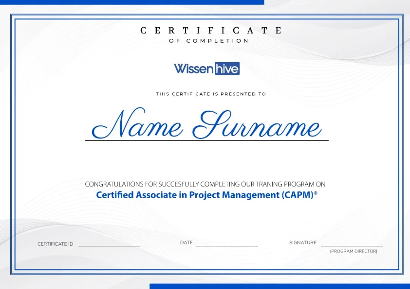 Certified Associate in Project Management (CAPM)®