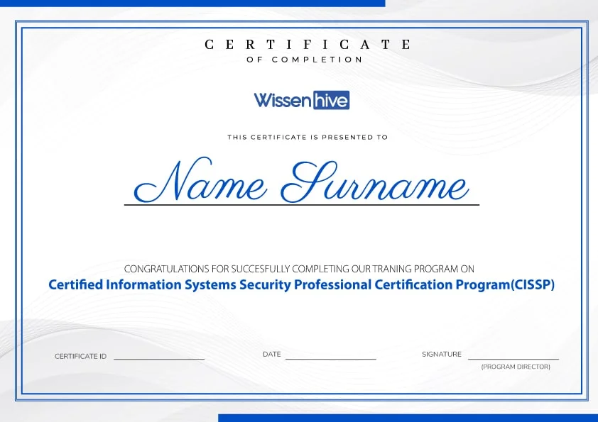 CISSP Certification Training Course